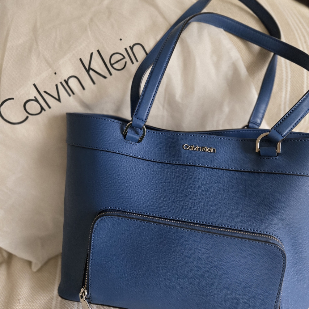 Calvin Klein Royal Blue Tote Bag